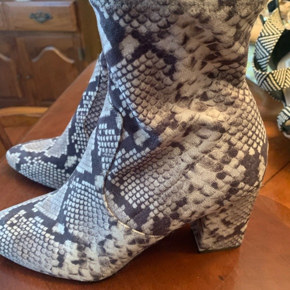 Snakeskin Booties - Picture 3 of 6